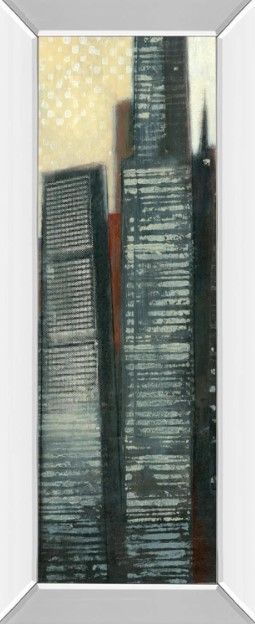 Classy Art Urban Landscape IV by Norman Wyatt Mirror Framed Wall Art-0