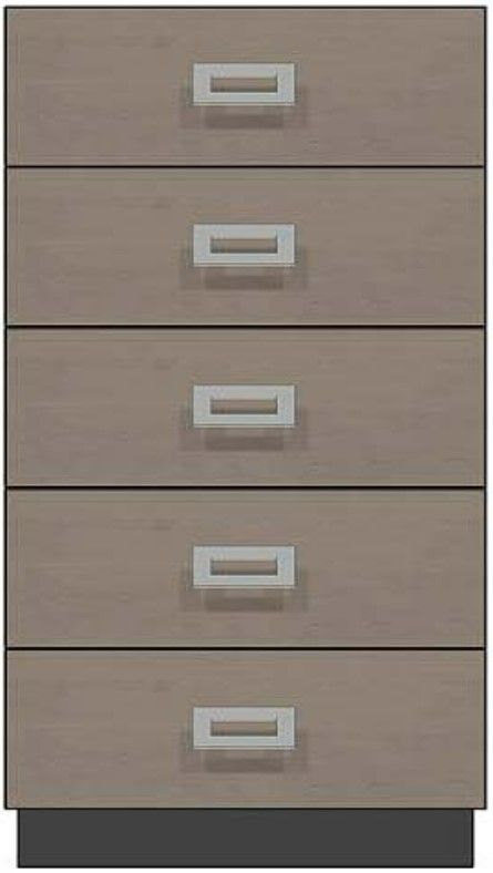 Country View Woodworking Customizable American Modern 28'' 5-Drawer Chest-0