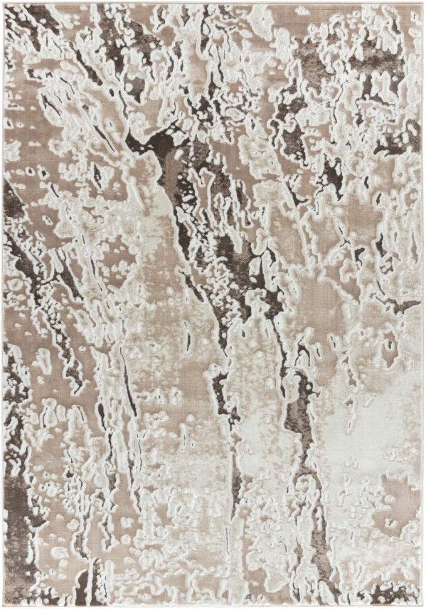 MDA Rugs Petra Beige/Brown 5'x8' Area Rug-0