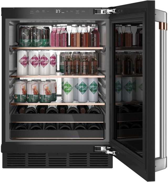 Café™ 24" 5.1 Cu. Ft. Matte Black Beverage Center-3