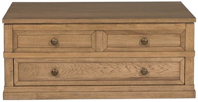 Signature Design by Ashley® Sharlance Light Brown Cocktail Table-1