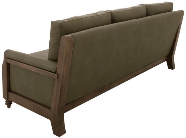 International Furniture Direct Xel-Ha II Dark Hay Brown/Green Sofa-3