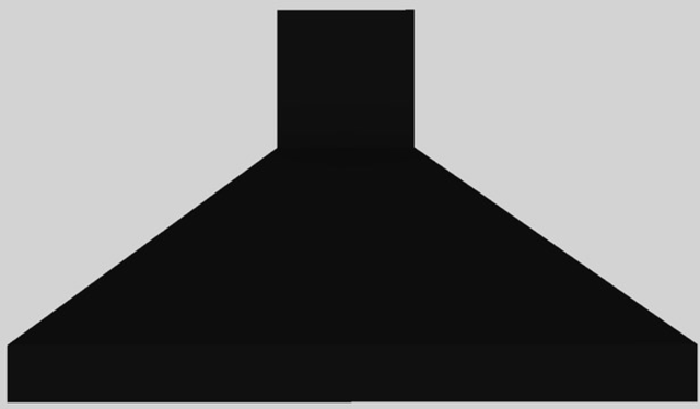 Vent-A-Hood® 48" Black Euro-Style Wall Mounted Range Hood-0