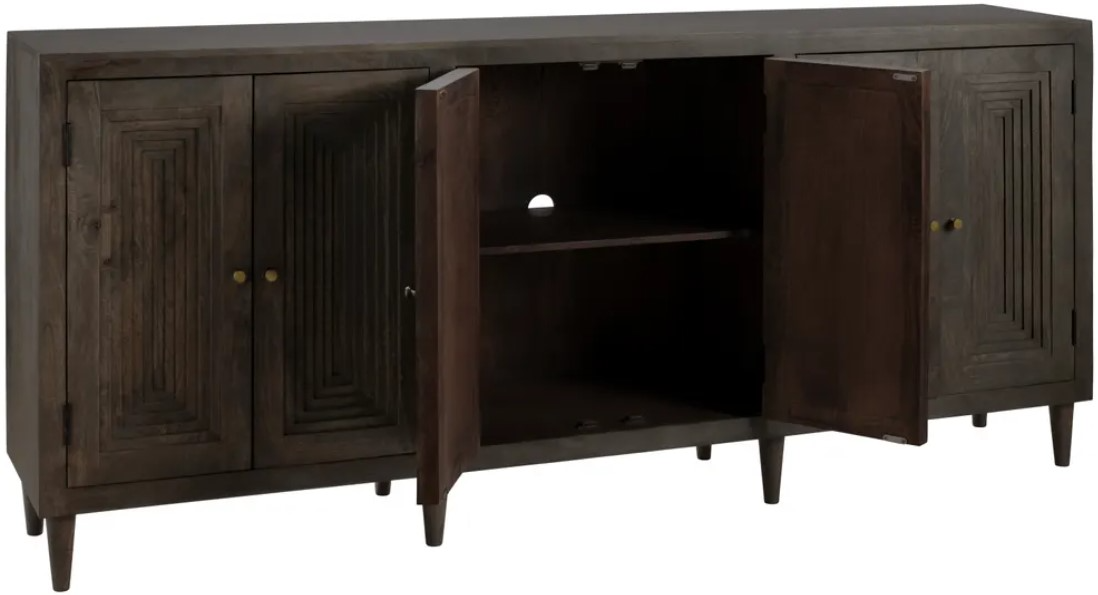 Crestview Collection Highland Park Media Credenza Sideboard - Thumbnail 5