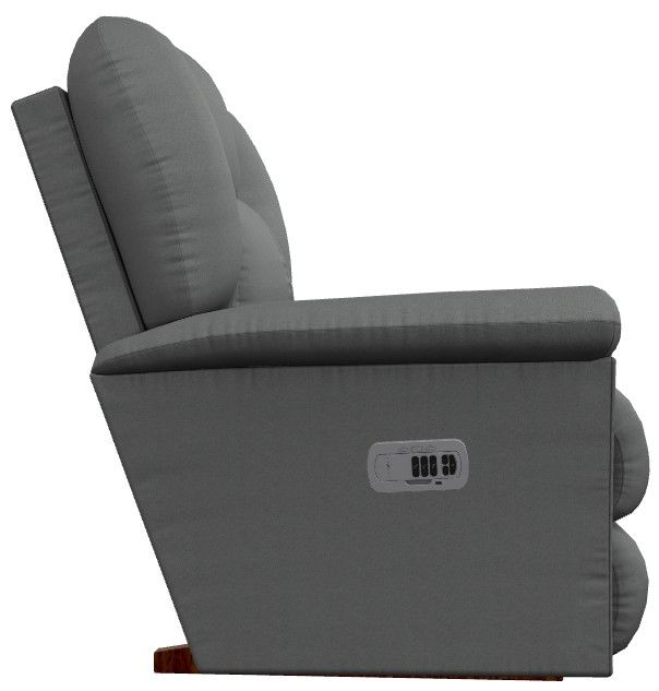 La-Z-Boy® Jasper Ice Power Rocking Recliner with Headrest-3