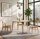 Winners Only® Uptown Natural Oak Dining Side Chair-1