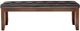 Homelegance® Ameillia Black/Dark Brown Afton 48” Dining Bench-2