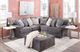 Jackson Furniture Mammoth 2-Piece Smoke Sectional Sofa Set-2