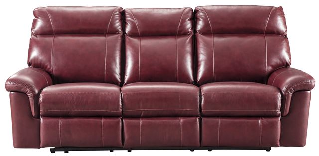 Signature Design by Ashley® Duvic Power Reclining Sofa with Adjustable Headrest-1