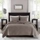 Bedroom Harper Taupe King Coverlet-1