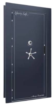 Liberty Safe Blue Gloss Out-Swing Left Hinge Mechanical Vault Door-0
