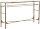 Furniture Classics Scarlett Marble Top Console Table with Gold Base-0