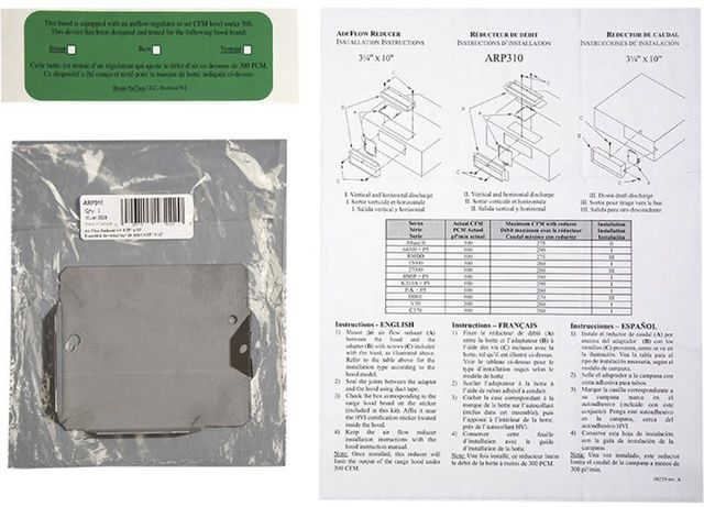 Broan® Air Flow Reducer-0