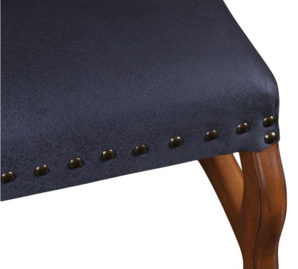 Horizon Home® Amelia Blue/Brown Dining Side Chair-1