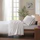 Olliix by True North by Sleep Philosophy Grey Dots Queen Cozy 100% Cotton Flannel Printed Sheet Set-3