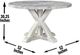 Steve Silver Co. Canova Gray Dining Table with White Base-2