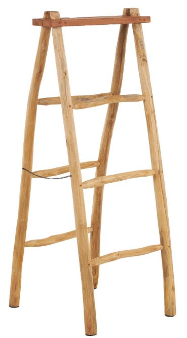 Deco Marche Brown 48" 4-Rack Ladder-0