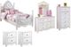 Signature Design by Ashley® Exquisite 6-Piece White Twin Poster Bed Set-0