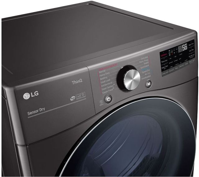 LG 7.4 Cu. Ft. Black Steel Front Load Electric Dryer-6