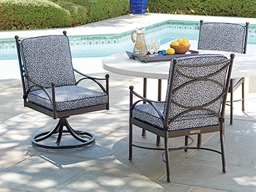 Tommy Bahama Pavlova Swivel Rocker Dining Chair