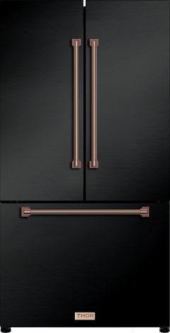 Thor Kitchen® Gordon Ramsay Series 36 in. 20.3 Cu. Ft. Matte Black Counter Depth French Door Refrigerator