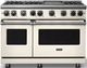 Viking® 7 Series 48'' Pure White Pro Style Gas Range with Griddle-0