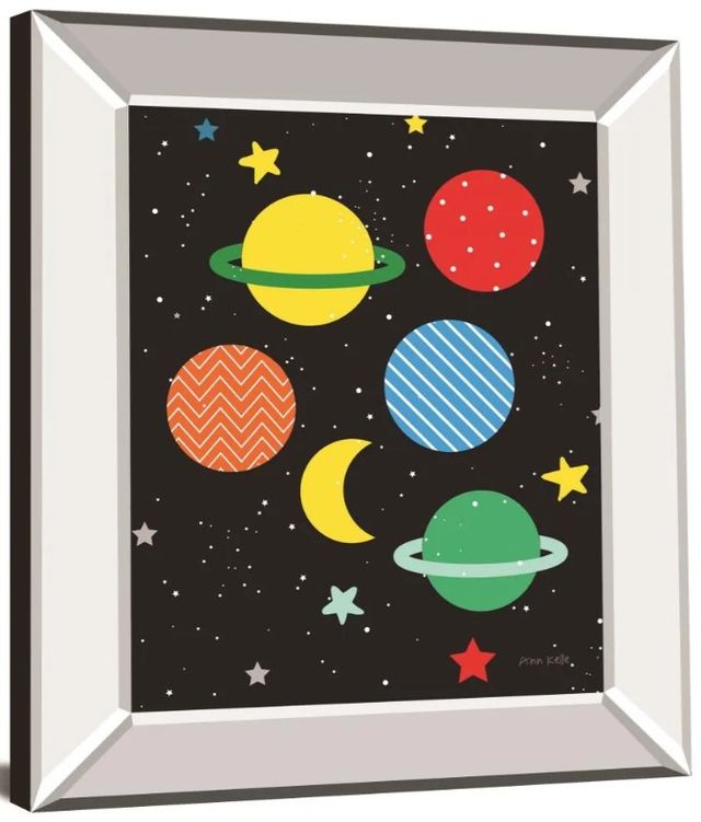 Classy Art Outer Space by Ann Kelle Mirror Framed Wall Art-1