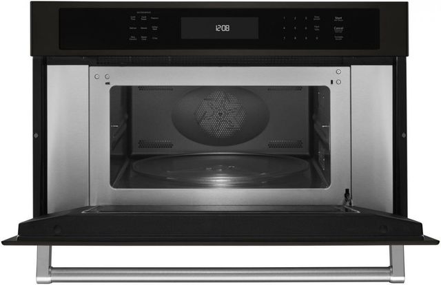 KitchenAid® 1.4 Cu. Ft. Black Stainless Steel with PrintShield™ Finish Built In Microwave-1