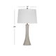 Bassett Mirror Ranier Gray Table Lamp-2