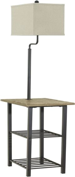 Signature Design by Ashley® Shianne Black Metal Tray Lamp