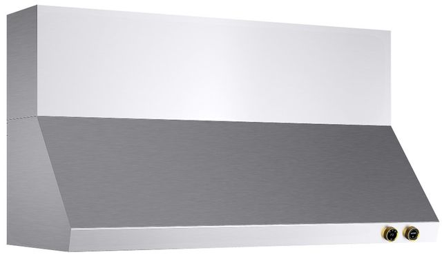 Kucht Professional 60" Stainless Steel Wall Mount Range Hood with Gold Accents-0