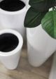 Le Present Lux Cylindra White 51" Planter-3