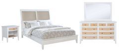 Coaster® Bexhill 4-Piece White California King Bedroom Set