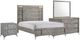 Bernards Aries 4-Piece Gray Queen Panel Bedroom Set-0