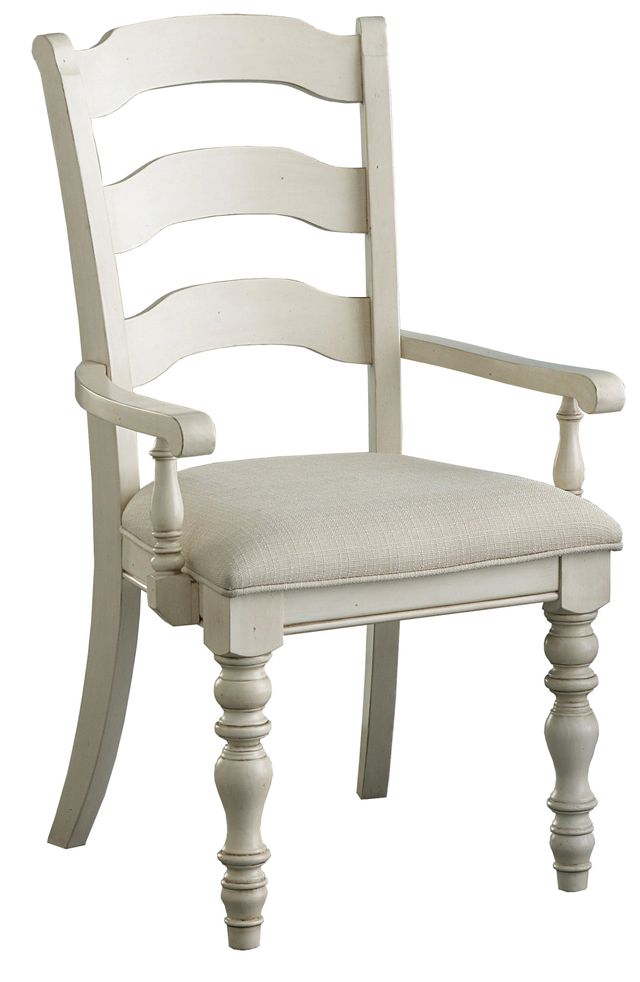 HH2 Home Pine Island 2-Piece Old White Arm Chair Set-0