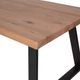 Moe's Home Collection Mila Natural Live Edge Dining Table with Black Metal Legs-4