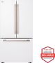 LG Studio 36 In. 26.5 Cu. Ft. Essence White Counter Depth French Door Refrigerator-1