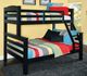Powell® Porter Black Twin/Full Bunk Bed-1