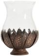 Crestview Collection Oasis Bronze Medium Hurricane Candleholder-0