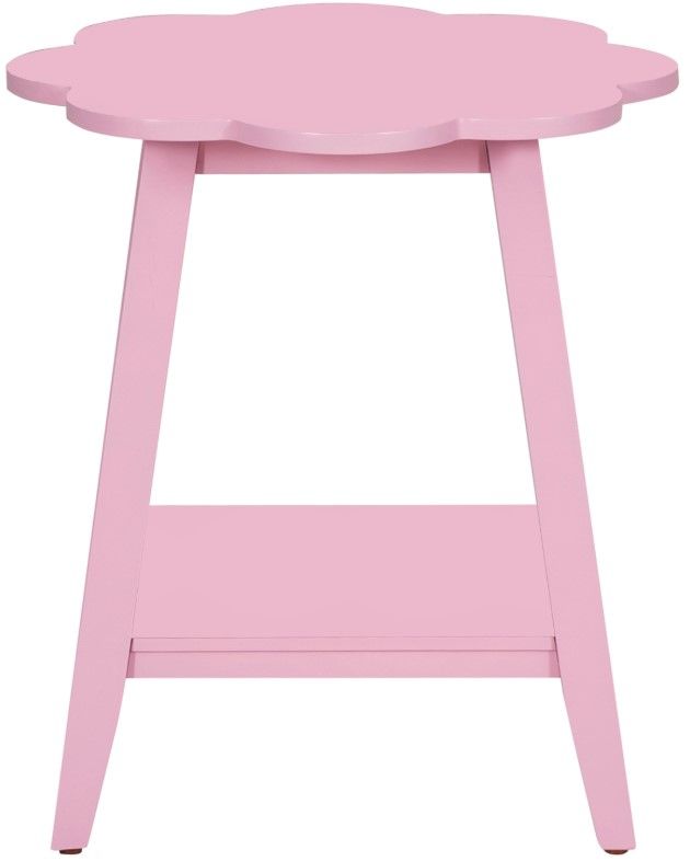 Linon Petunia Pink Side Table-2