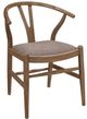 Coaster® Dinah 5-Piece Brown Round Solid Wood Dining Set-4