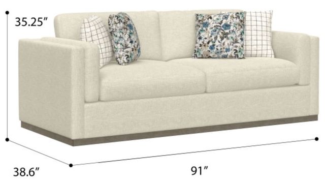 Emerald Home Cecily Cream Sofa-2