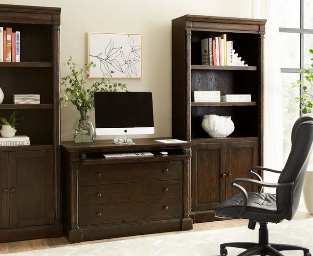 aspenhome® Jackson Turkish Coffee Door Bookcase-1