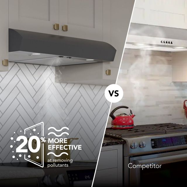 Broan-NuTone® MTR1 Series 30" Black Under Cabinet Range Hood-2