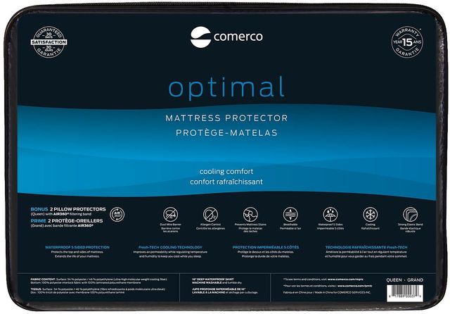 Comerco® Optimal Double Mattress Protector Set + 2 Pillow Protectors-0