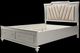 ACME Furniture Kaitlyn Champagne California King Panel Bed with LED and Storage-0