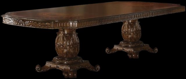 ACME Furniture Vendome Cherry Double Pedestal Dining Table-0