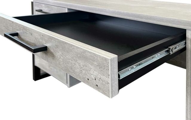 Martin Furniture Mason Concrete Double Pedestal Desk-2