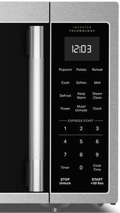 KitchenAid® 1.3 Cu. Ft. PrintShield™ Stainless Steel Countertop Microwave with Inverter Technology-3