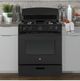 GE® 30" Black Freestanding Gas Range-1